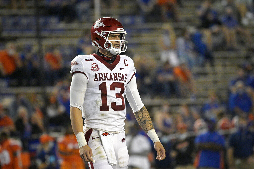 BONUS. Feleipe Franks (Sr., Arkansas, 6-6, 234)